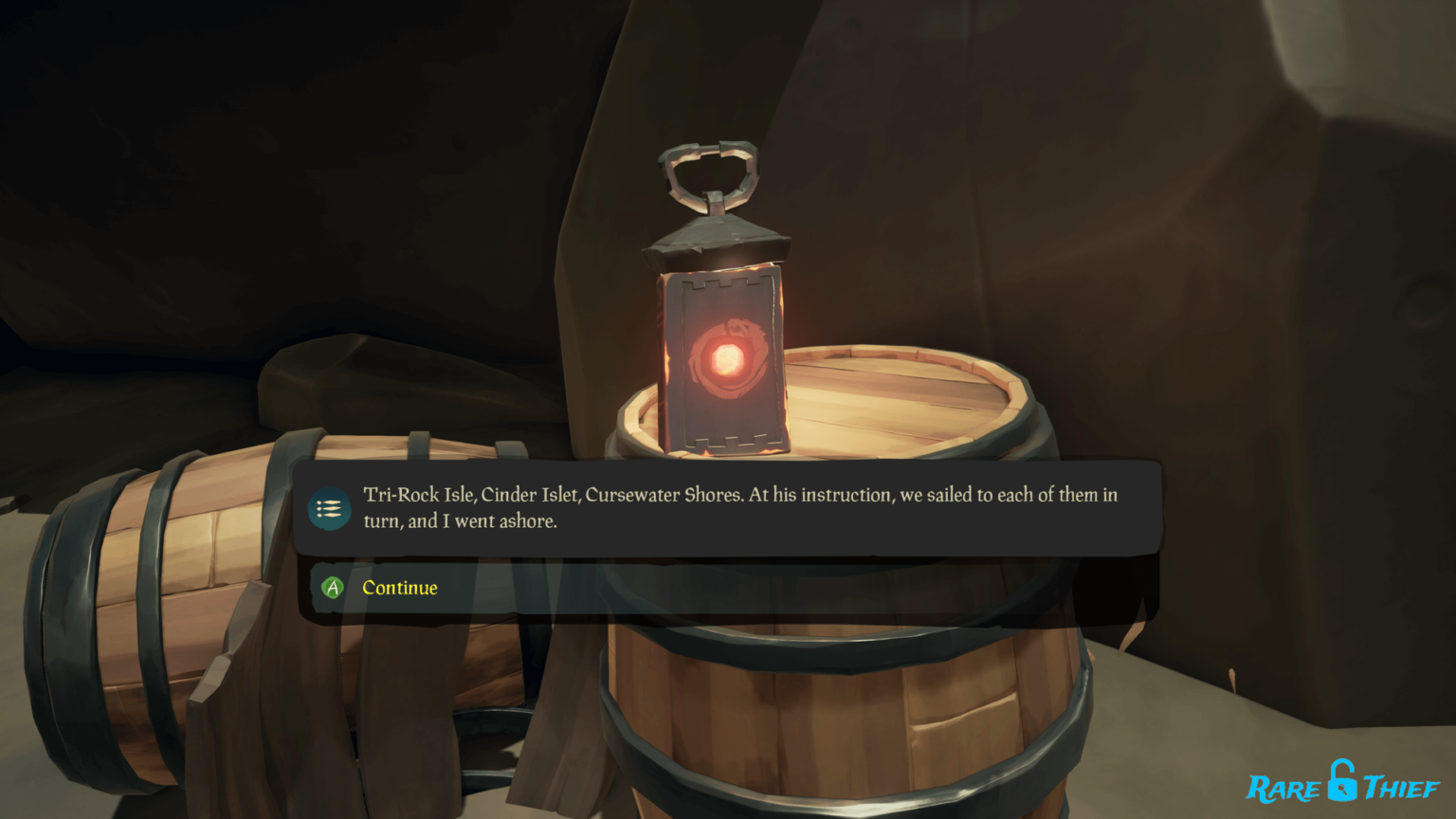 Sea of Thieves: The Seabound Soul Tall Tale Guide - Rare Thief