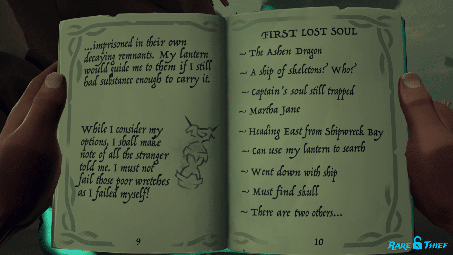 Sea of Thieves: The Seabound Soul Tall Tale Guide - Rare Thief