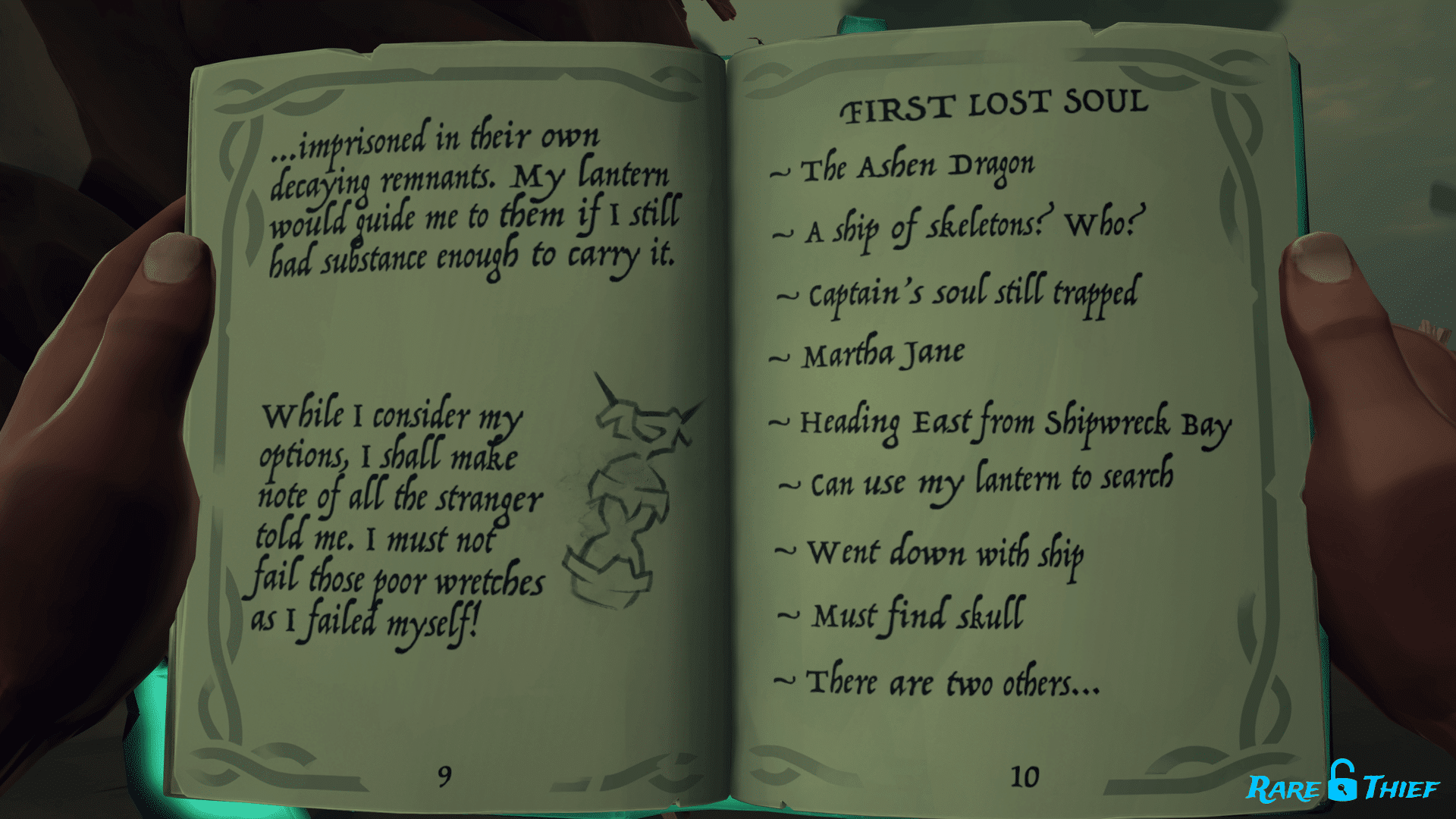 Sea of Thieves: The Seabound Soul Tall Tale Guide - Rare Thief