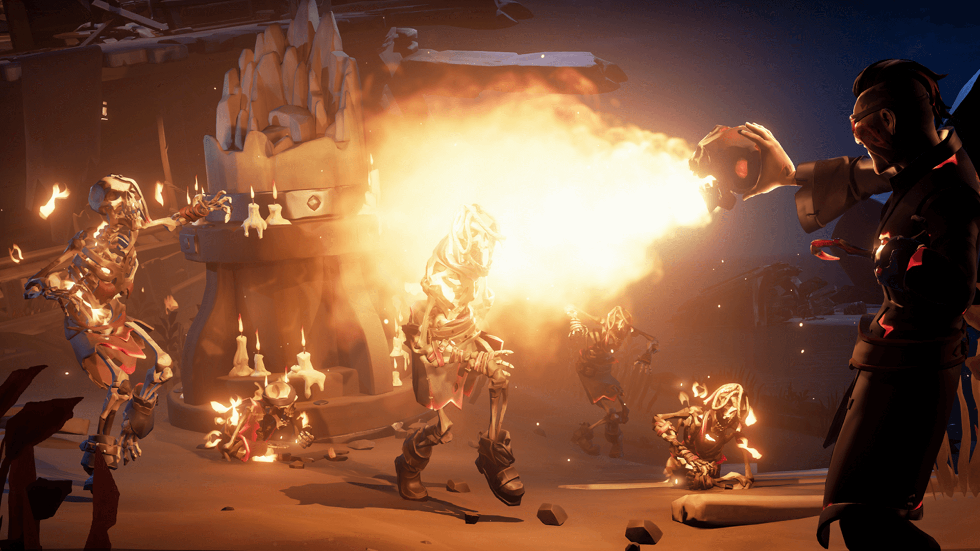 Ashen Winds Skull