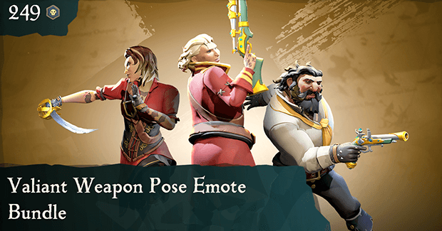 Valiant Weapon Pose Emote Bundle