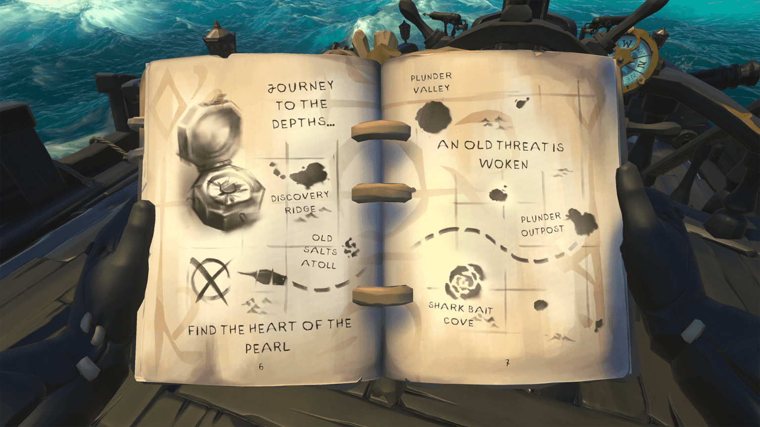 Sea of Thieves The Sunken Pearl Tall Tale Guide Rare Thief