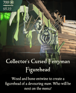 Collector's Cursed Ferryman Figurehead