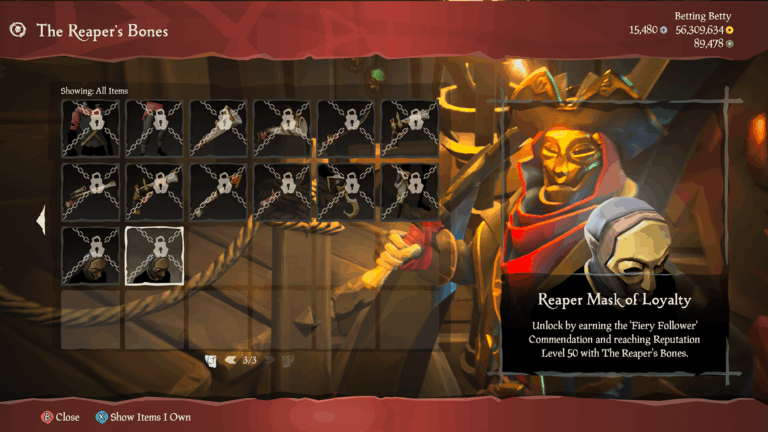 Reaper Mask of Loyalty