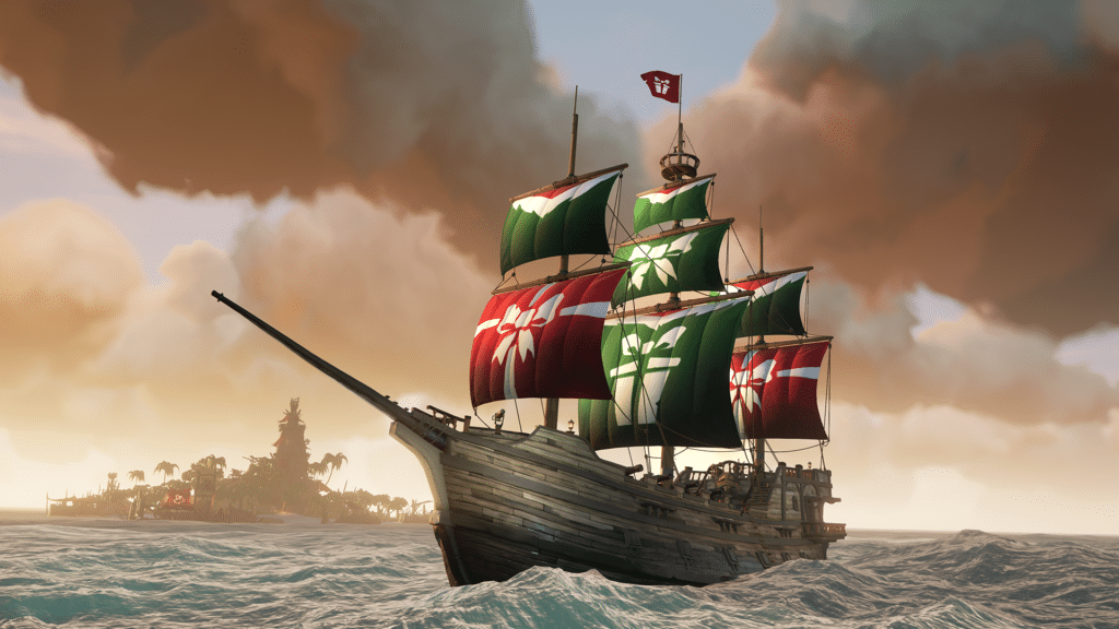 Precious Present Sails and Flag