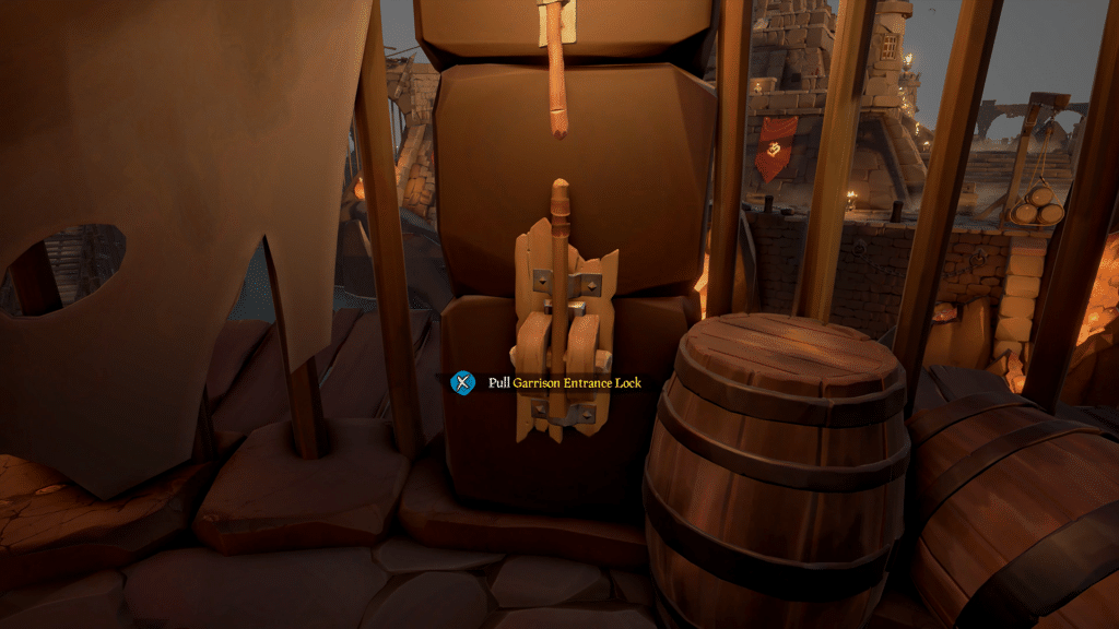 Pull Garrison Entrance Lock