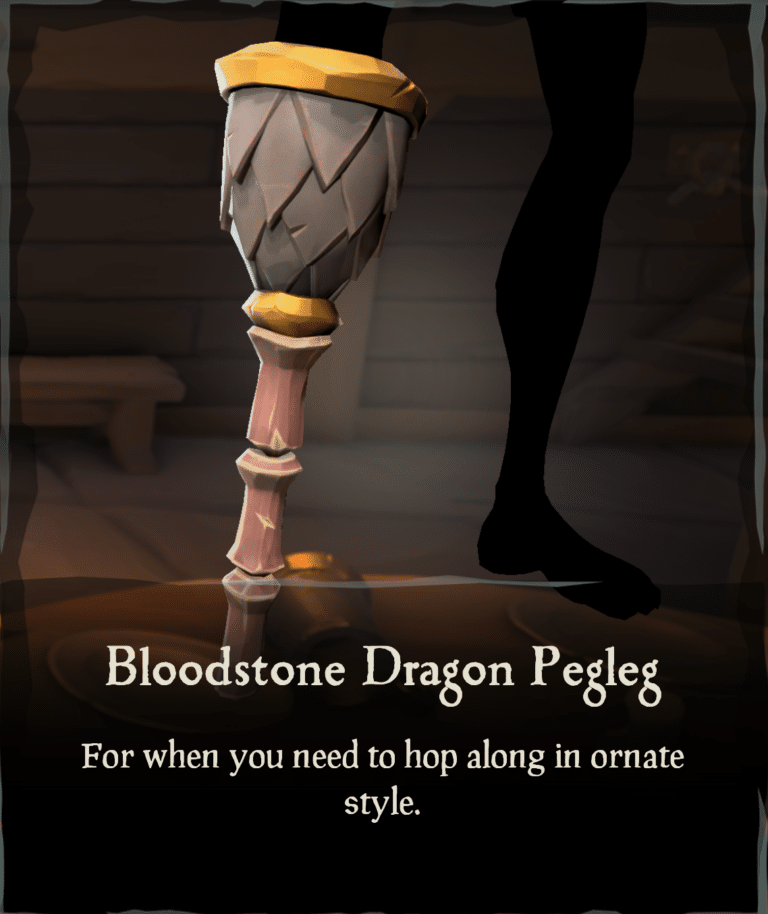 Bloodstone Dragon Pegleg
