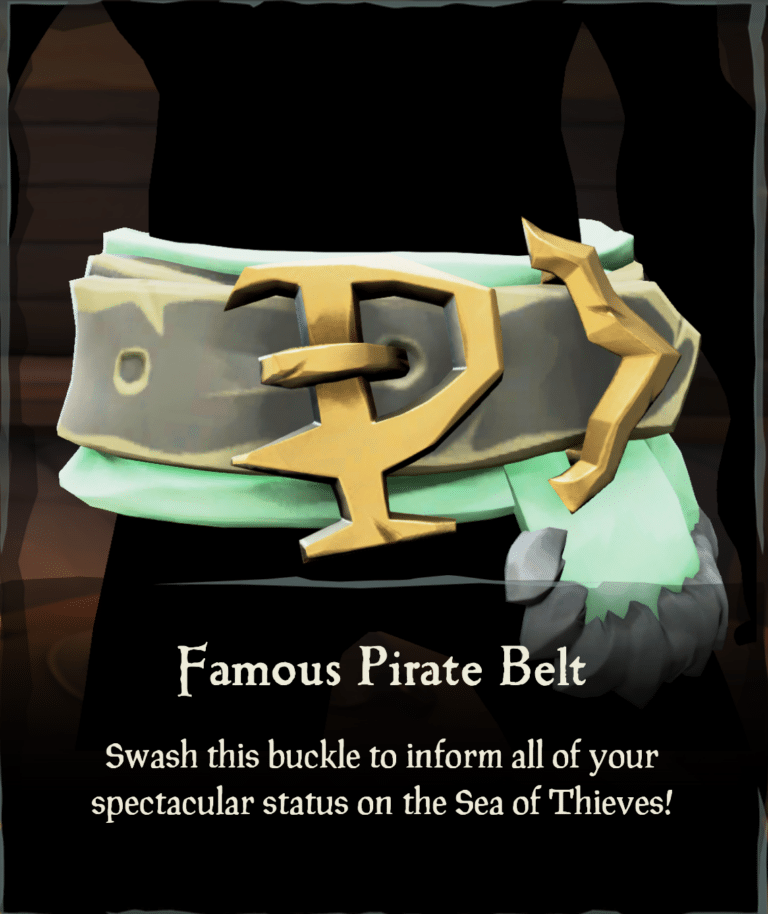 Famous Pirate Belt