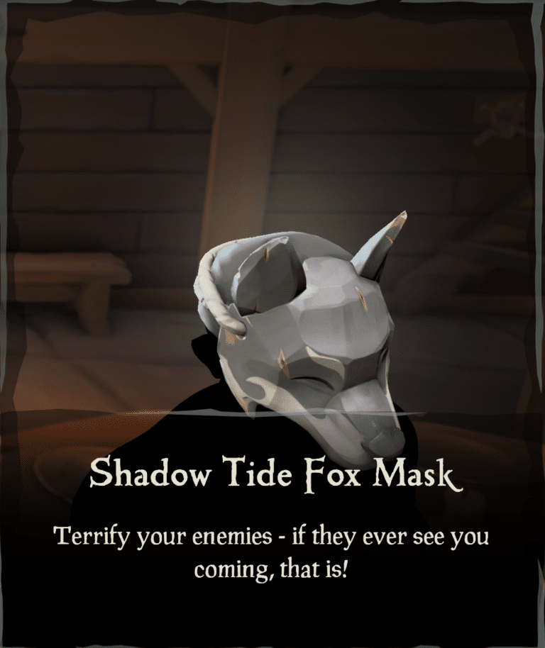 Shadow Tide Fox Mask