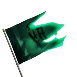 Champion of Fortune Battle-Scarred Flag