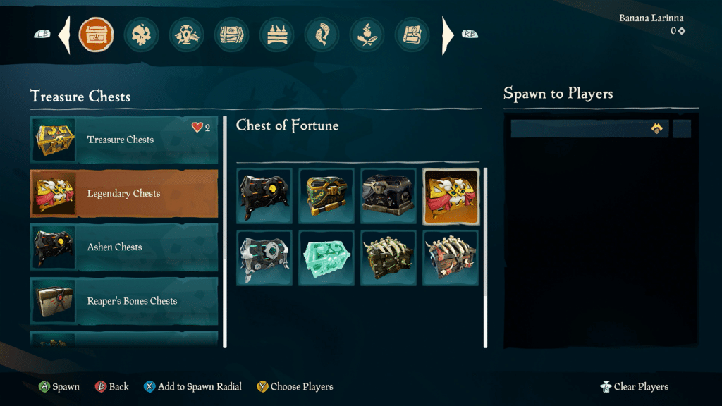 Spawn Treasure Chests