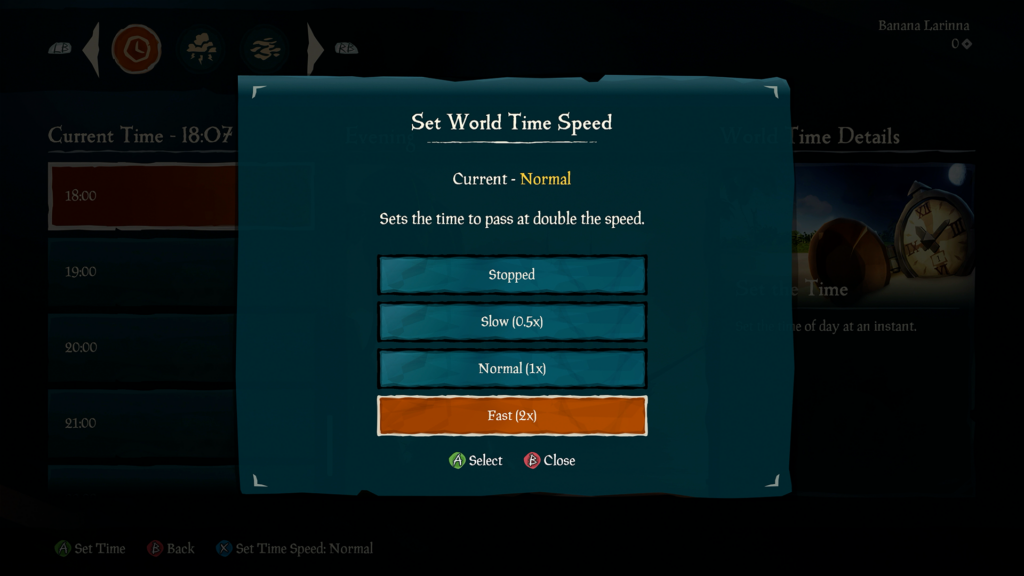 Set World Time Speed