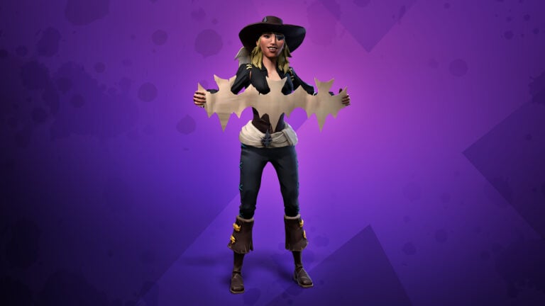Bat Cutout Emote